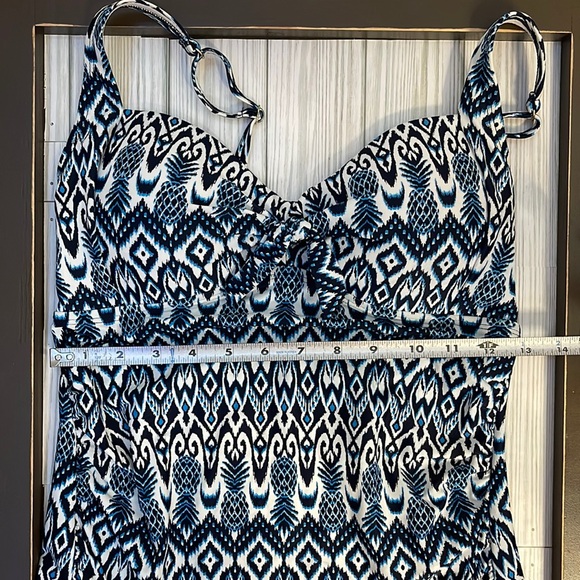 💥 Blue & White Tankini Top | Size Small - Picture 7 of 11